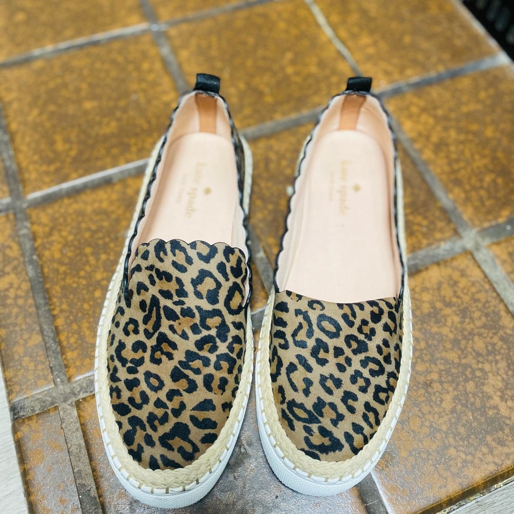 Kate Spade Animal Print Loafers